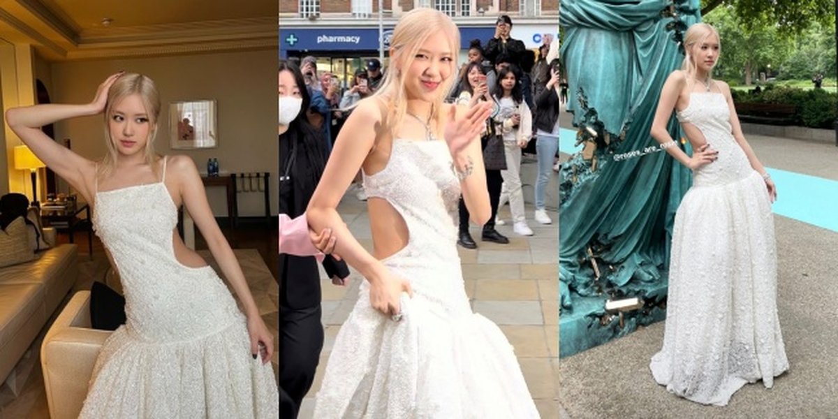 As Beautiful as a Fairy Tale Princess, 11 Stunning Photos of Rose BLACKPINK at the Tiffany Exhibition - Showing off her Slim Waist and Back