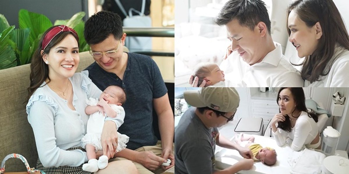 11 Potraits of David Herbowo, Shandy Aulia's Husband, Taking Care of Their Child, Giving Warm Hugs - Being a Loving Father
