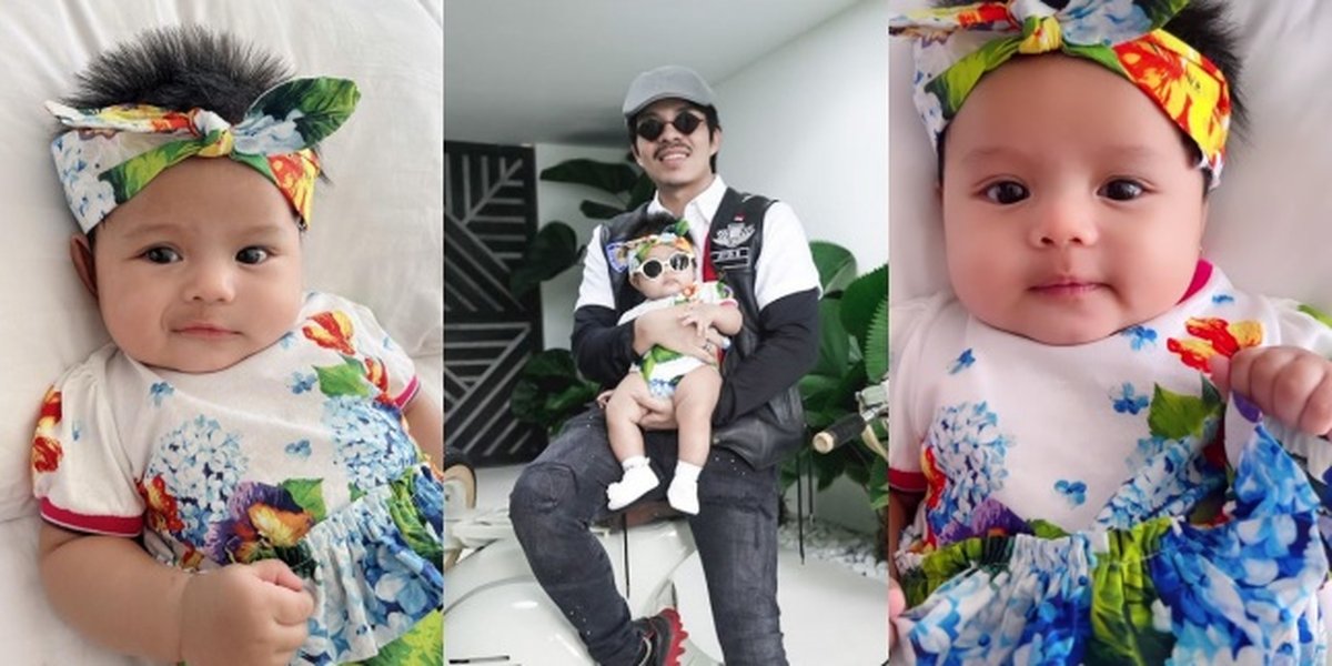 On Vacation in Bali, 7 Adorable Photos of Baby Ameena, Aurel Hermansyah's Child - Camera Conscious and Expert at Posing