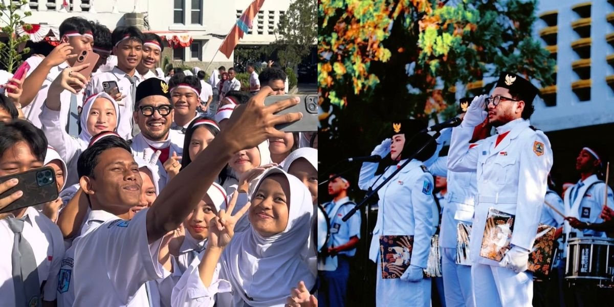 Currently on Concert Tour, 8 Photos of Kunto Aji as the Ceremony Officer for Indonesia's Independence Day in Semarang - Netizens: Always Surprising Us!