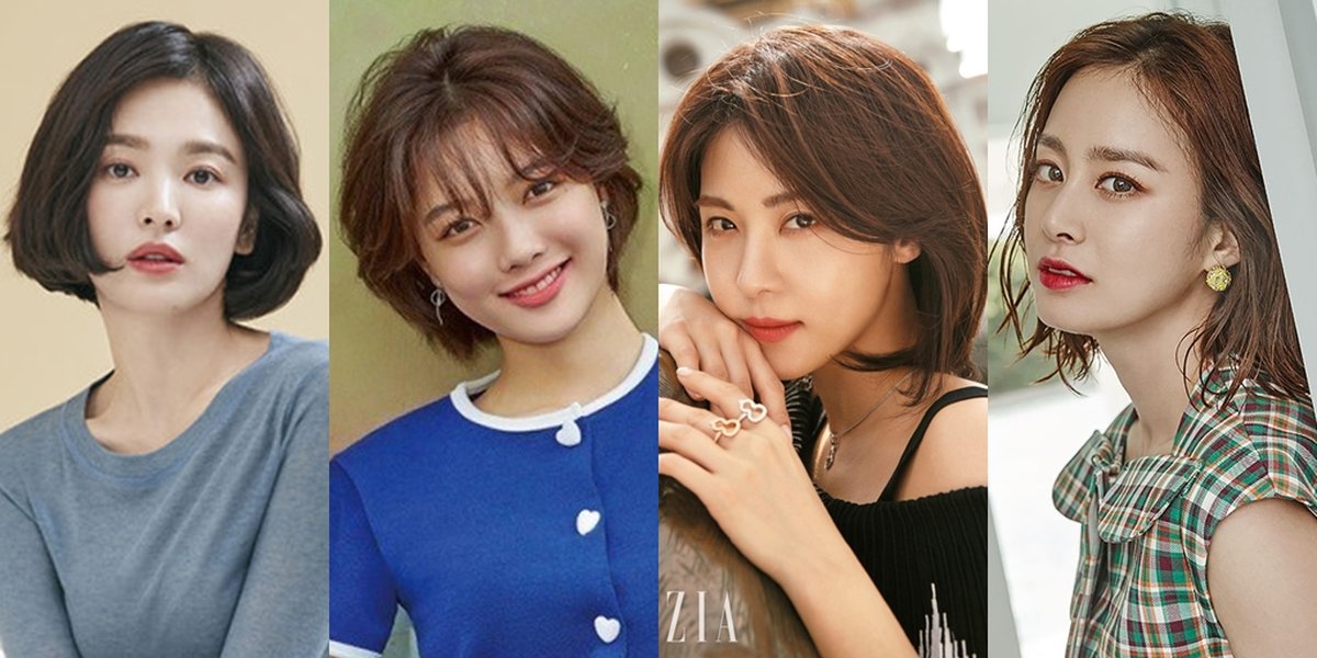 A Series of Korean Actresses Who Look Beautiful with Short Hair