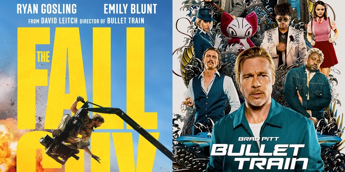 A Series of Action Films Directed by Top Hollywood Director David Leitch, From 'JOHN WICK' to 'THE FALL GUY'