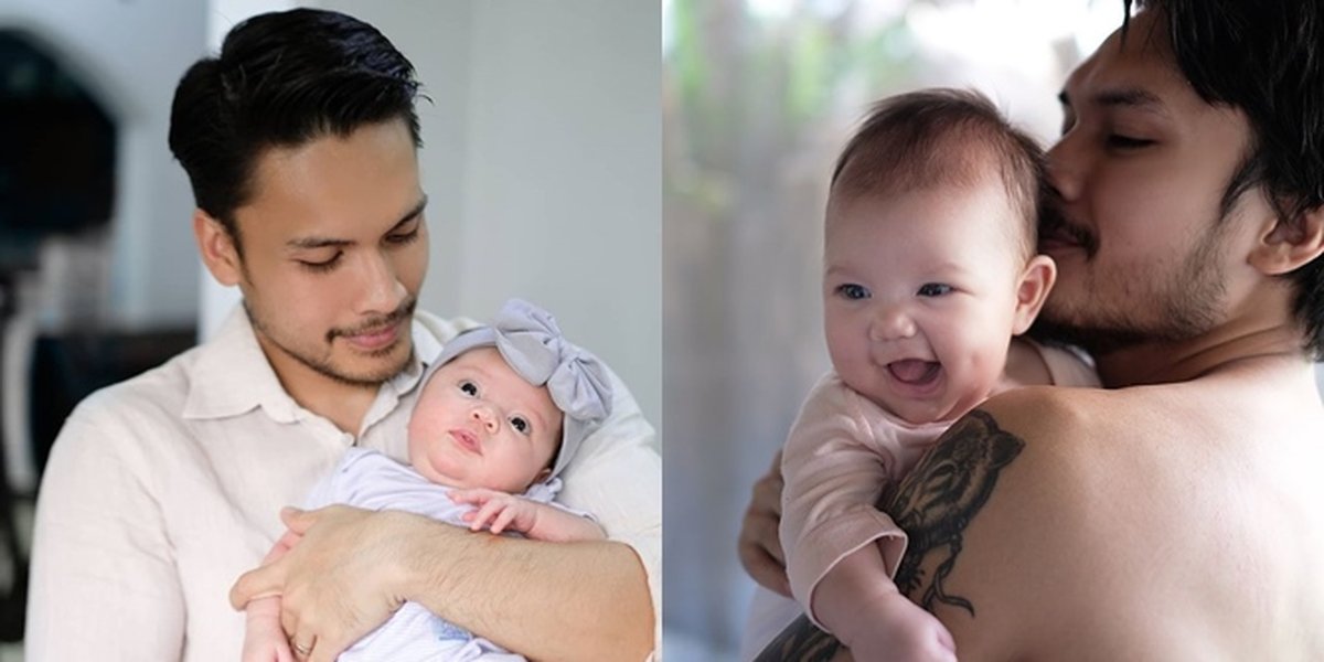 A Series of Hot Photos of Daddy Randy Pangalila While Taking Care of His Child, Having a Muscular Body and Becoming More Charismatic!