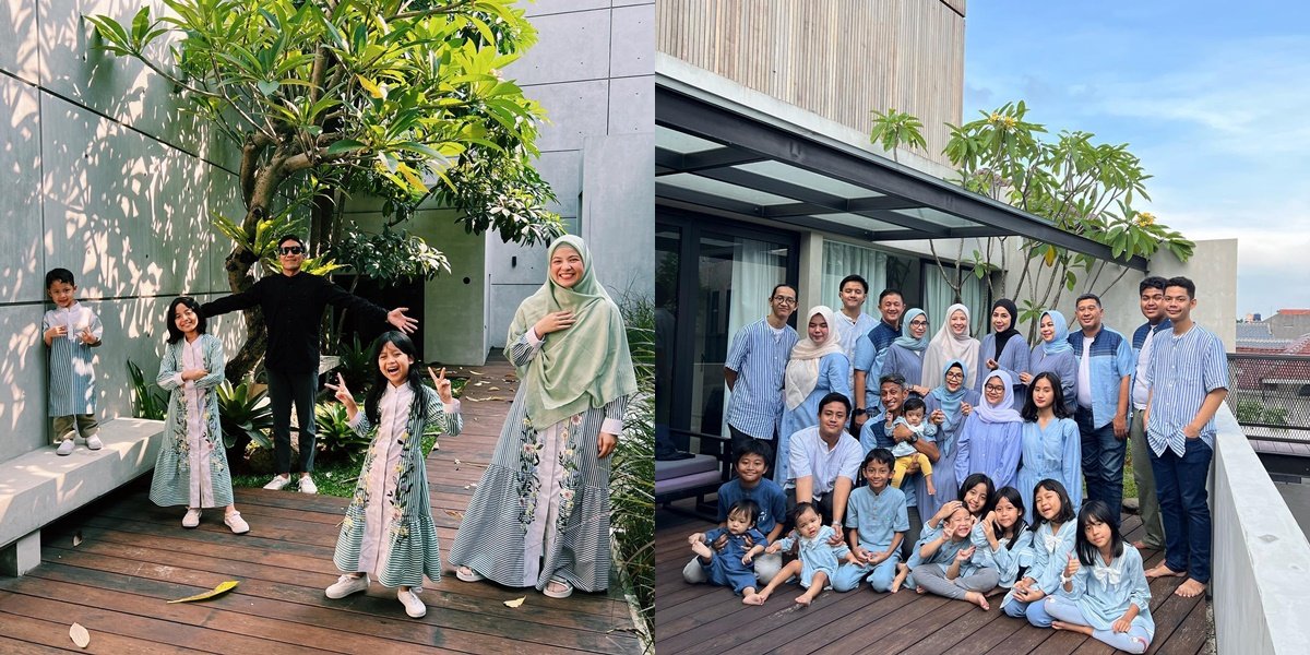 A Series of Posts by Desta and Natasha Rizky Suspected to Indicate Marital Problems, Wearing Different Clothes During Eid - Not Gathering with Family