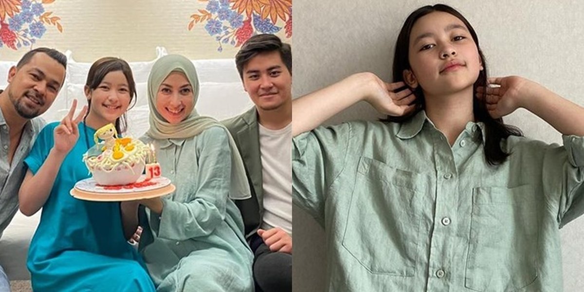A Series of Beautiful Pictures of Aquene Djorghi, Annisa Trihapsari's Daughter, that Amaze Netizens, Now 13 Years Old!