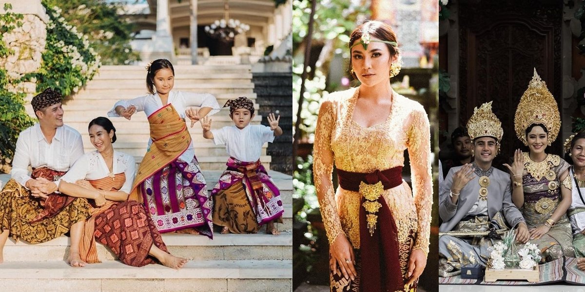 A Series of Indonesian Celebrities Who Are Hindu and Will Celebrate Nyepi, Some of Whom Are Balinese Nobles
