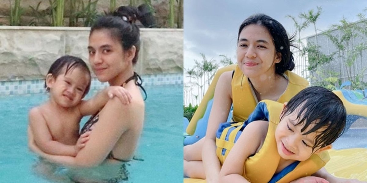 Soon to be a widow, here are 8 pictures of DJ Una and her only child - Hot Mom Banget!