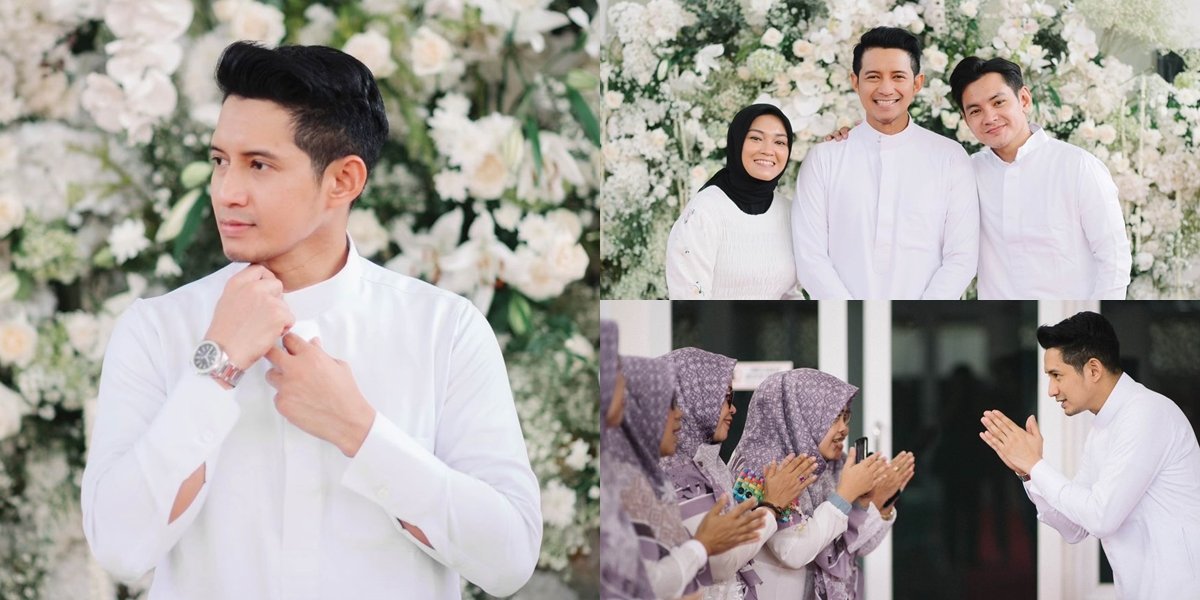 Soon Marry a Lover who is 12 Years Apart, Here are 8 Photos of Chand Kelvin Holding a Religious Gathering Before the Wedding - Looking Handsome in White and Ready to be the Imam
