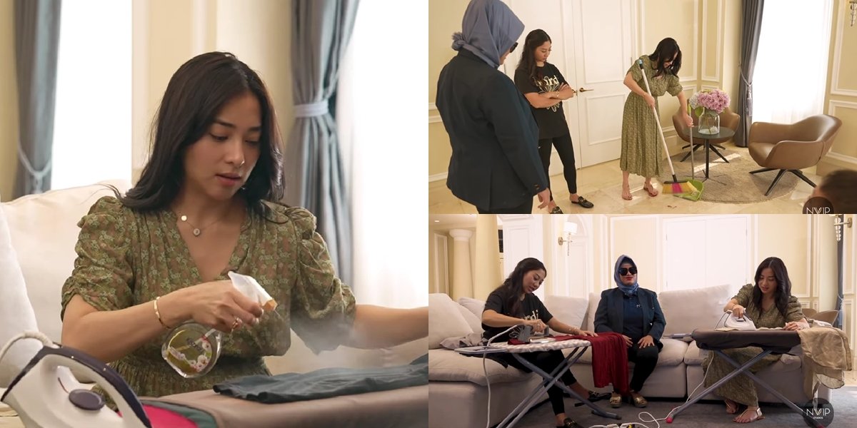 Since Childhood, Always Shooting, Here are 8 New Photos of Nikita Willy Learning to Iron Clothes and Sweep by Herself - She Calls it a Fun Activity