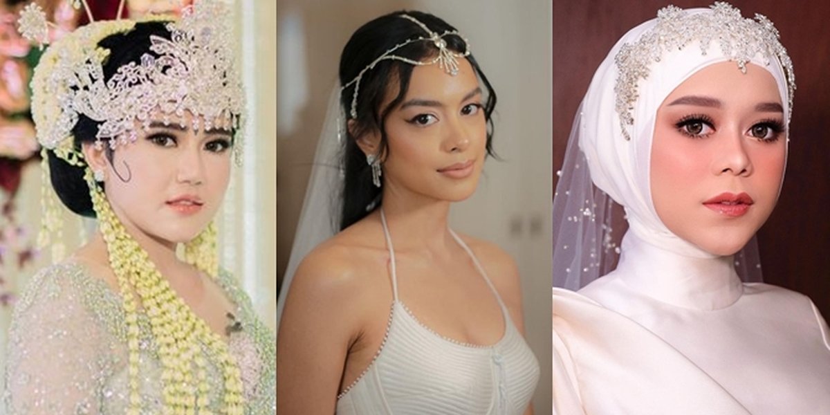 Apart from Via Vallen - Eva Celia, Here's a List of Beautiful Celebrities Who Wear Rinaldy Yunardi's Headpiece for Wedding Events