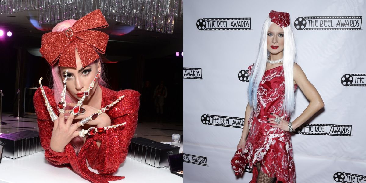 Always Being a Unique Fashion Center, Check Out 8 Photos of Lady Gaga's Transformation - Ever Wore Raw Meat