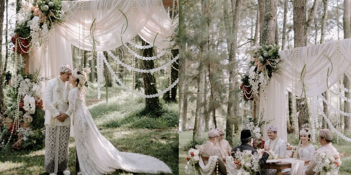 Congratulations, Influencer Muhamad Sadam Officially Married to Gladys Victory - Held an Intimate Ceremony in the Pine Forest