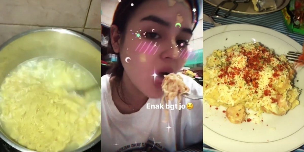 Beautiful Selebgram Who Loves Cooking, Here are Memories of the Late Laura Anna: Laura Anna's Carbonara Noodle Recipe That Gains Attention Again