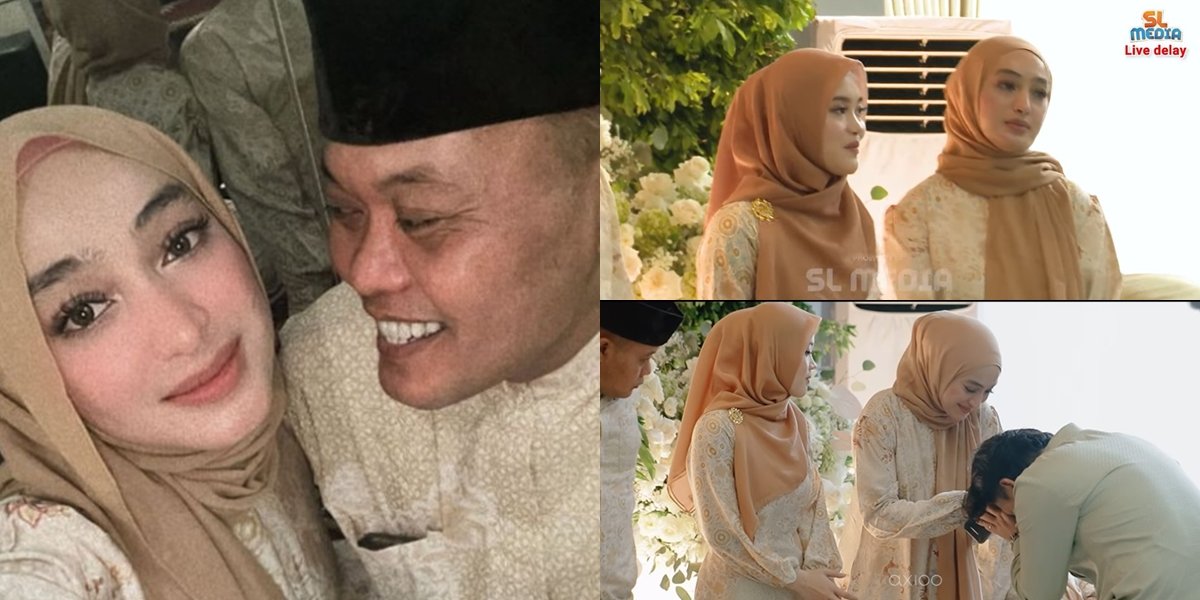 Difference of 17 Years, Here are 8 Photos of Santyka, Sule's Girlfriend, who Attended the Religious Gathering Before Rizky Febian's Wedding - Receives Hand Kisses