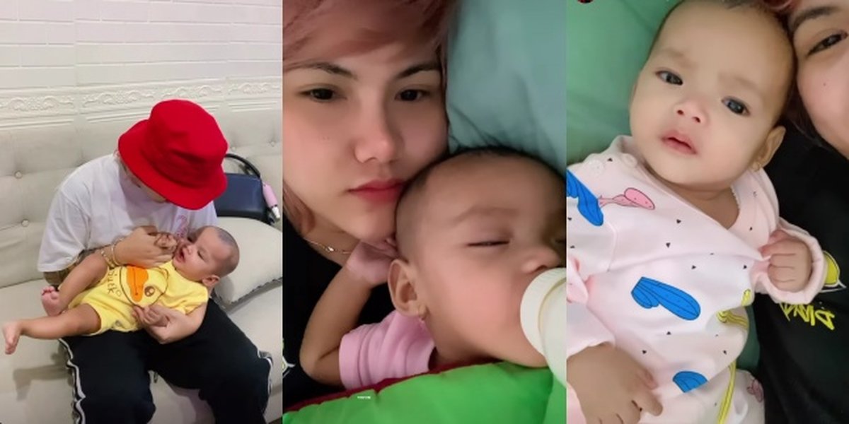 Former Wife of Aming, Evelyn Nada Anjani, who Previously Suffered Miscarriage, 8 Portraits of Her Caring for Her Foster Child - Radiating Maternal Aura