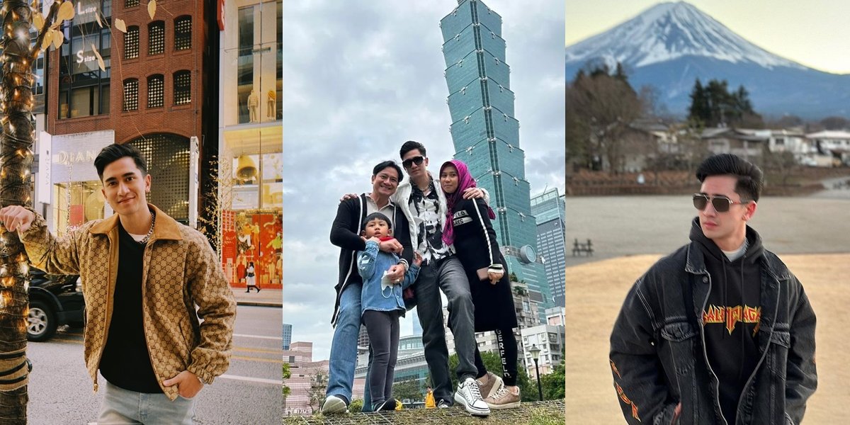 Assisted by Syahrini when pickpocketed, 8 Photos of Verrel Bramasta's Vacation to Japan - Close with Step Siblings & Step Mother