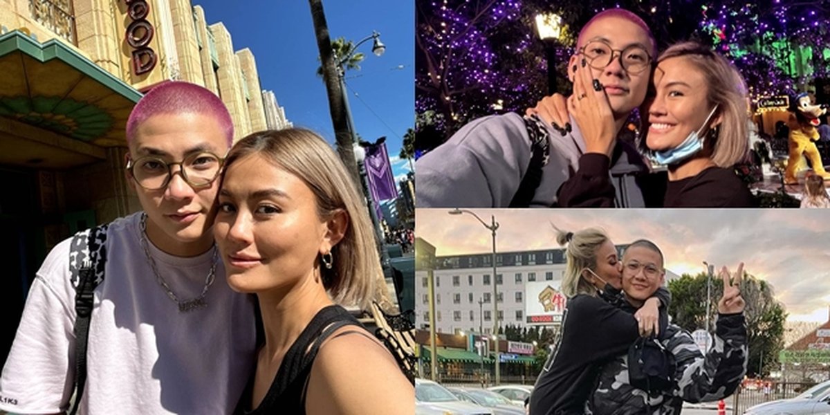 Previously Reported to Have Broken Up, 8 Pictures of Agnez Mo and Adam Rosyadi Getting Closer - Showing Affectionate Cheek Kisses