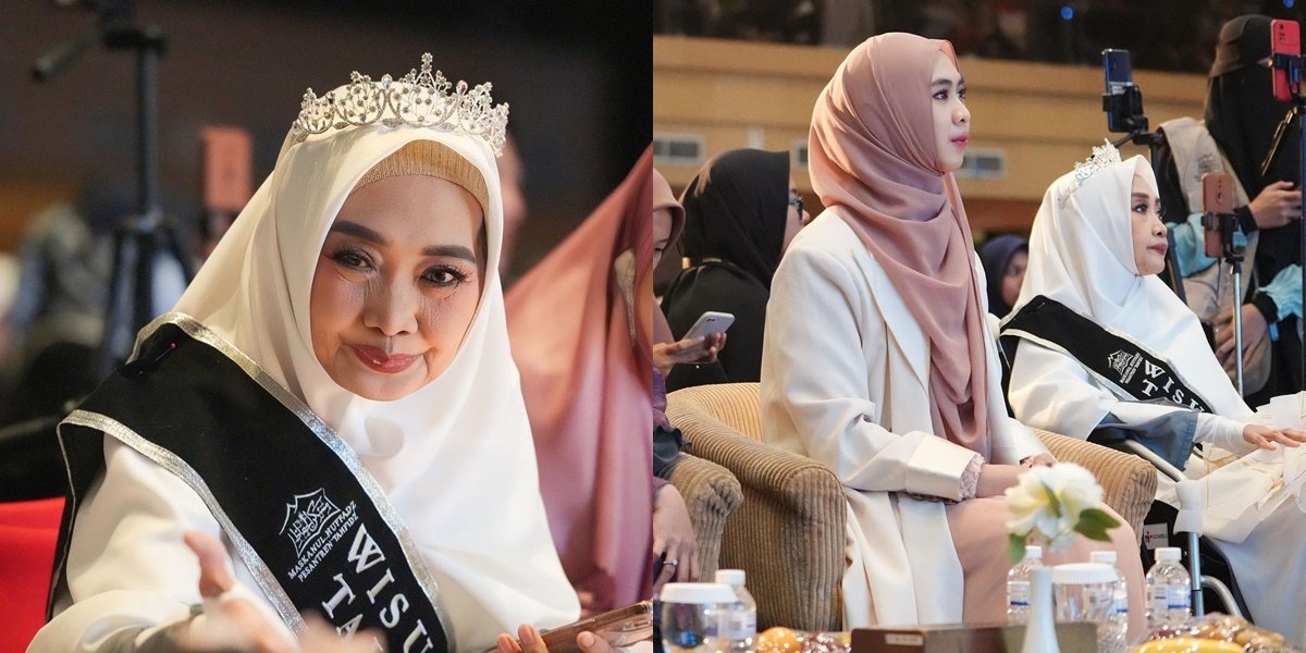 Mother of Ria Ricis Graduates Tahfidz Using Wheelchair and Crown