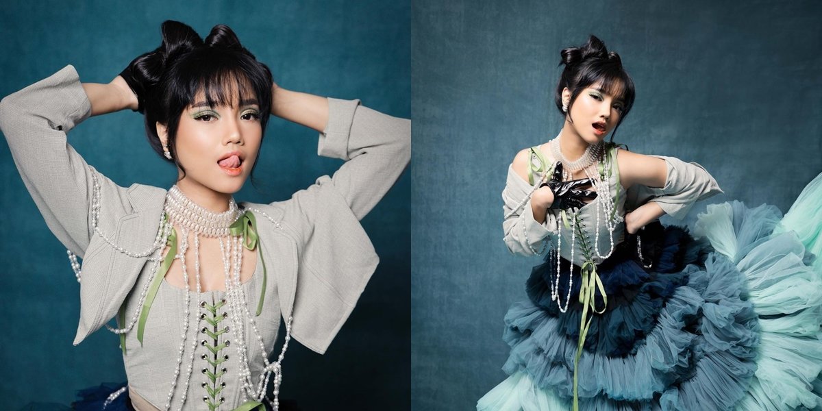 Almost Forgot to Blur Phone Number and Afraid of Being Harassed, Here are 10 Classy Photos of Fuji in the Latest Photoshoot - Elegant in Layered Accent Dress