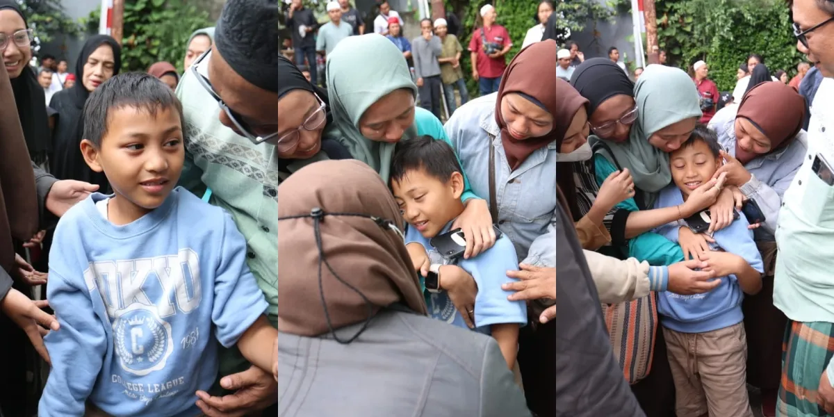 After Crying Hysterically, Fatih, Nina Mpok Alpa's Second Child, Smiles Again Because of This