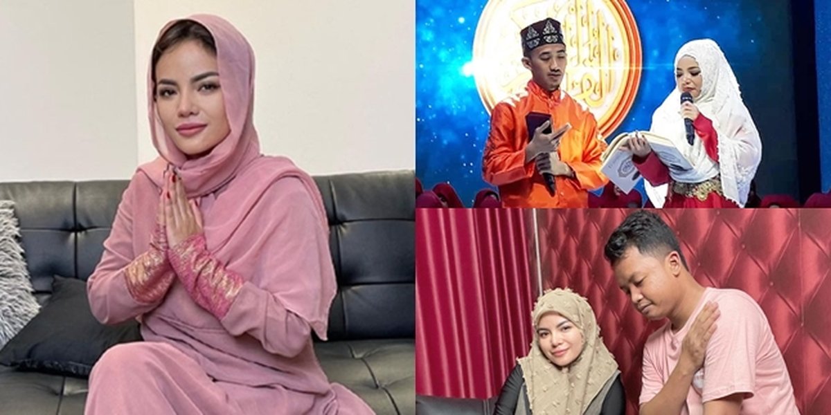 Controversial, Here are 9 Photos of Dinar Candy Wearing Muslim Clothing - Her Aura is Very Calm