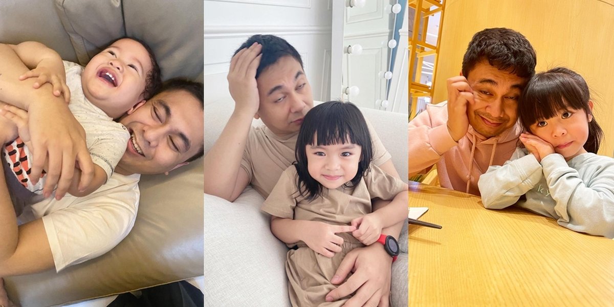 Often Making Funny Moments, Check Out 8 Photos of Raditya Dika when Babysitting His Growing Children