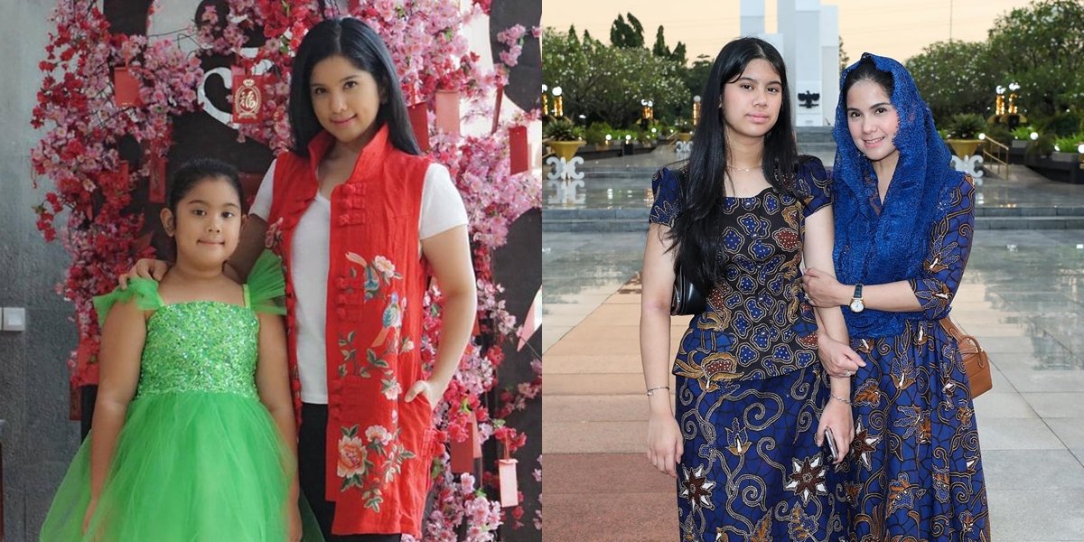 Often Called Sisters, 8 Portraits of Annisa Pohan's Closeness Transformation with Her Daughter from Childhood to Teenager - Now Competing with Her Mother's Charm