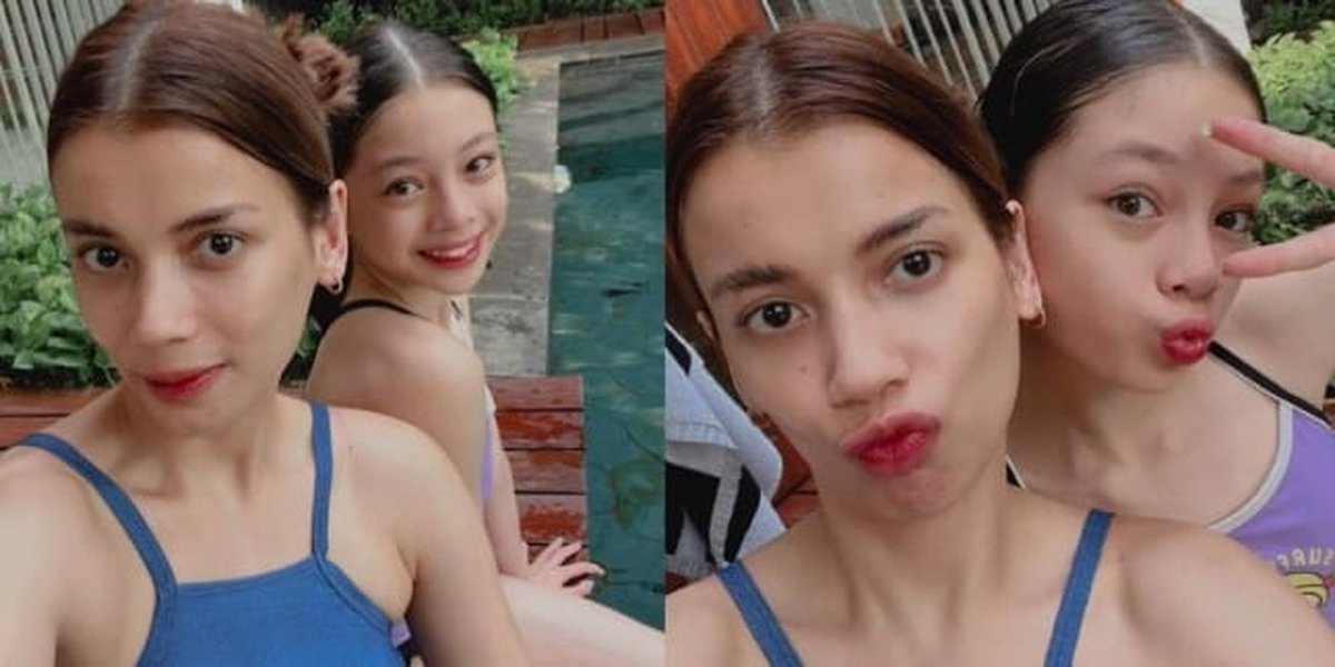 Often Called Alike, 8 Fun Photos of Sabrina Chairunnisa and Nada Tarina Putri Swimming Together