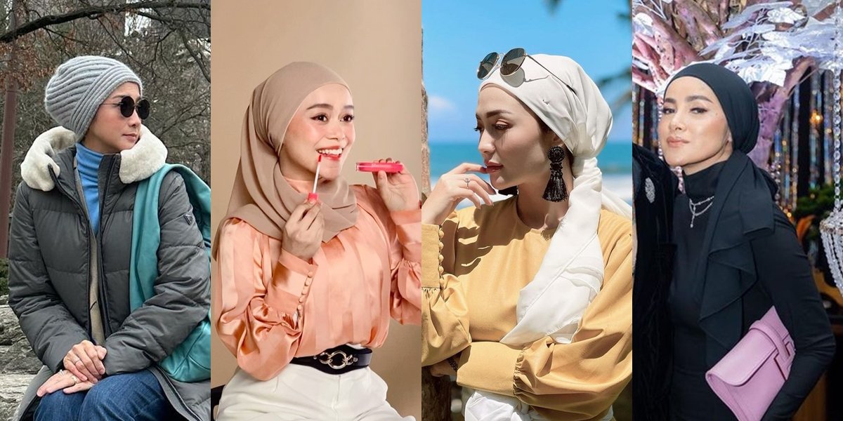 Frequently Criticized by Netizens, 10 Celebrities with Hijab Styles that Show their Neck - From Lesti to Olla Ramlan