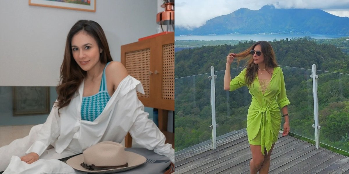 After Having Fun Disco with Sabda Ahessa, 8 Latest Photos of Wulan Guritno Looking Sexy in High-Slit Dress - Netizens are Mesmerized by Her Beauty