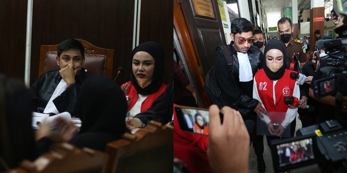 Loyal Despite Being Sued for Divorce, 10 Photos of Lukman Azhari Accompanying Medina Zein in Court