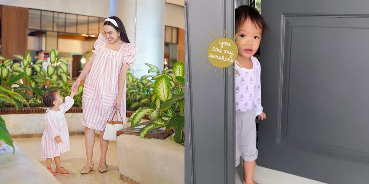 Shandy Aulia is now a single parent and has to shoot soap operas until late at night, check out the portrait of Baby Claire who is left at home - making it mellow