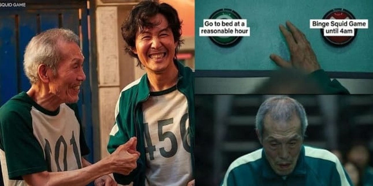 Viral Thanks to the 'SQUID GAME' Series, Grandfather Number 001 Becomes a Meme by Creative Netizens