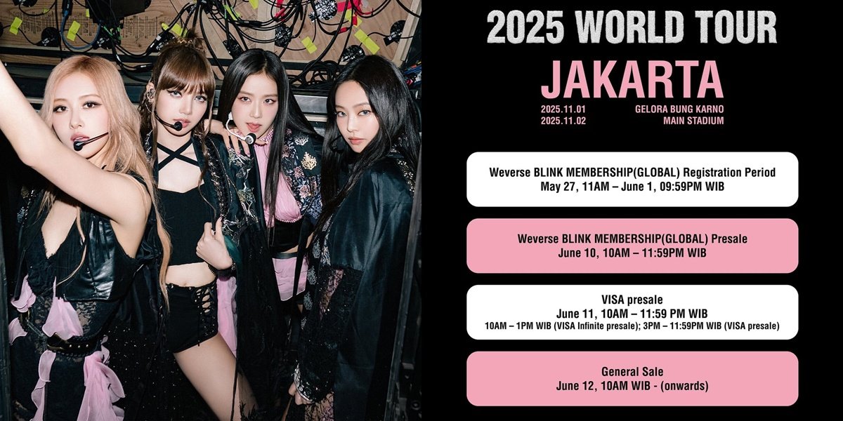 Get Ready for War, BLACKPINK Concert Tickets Available Starting June 2025