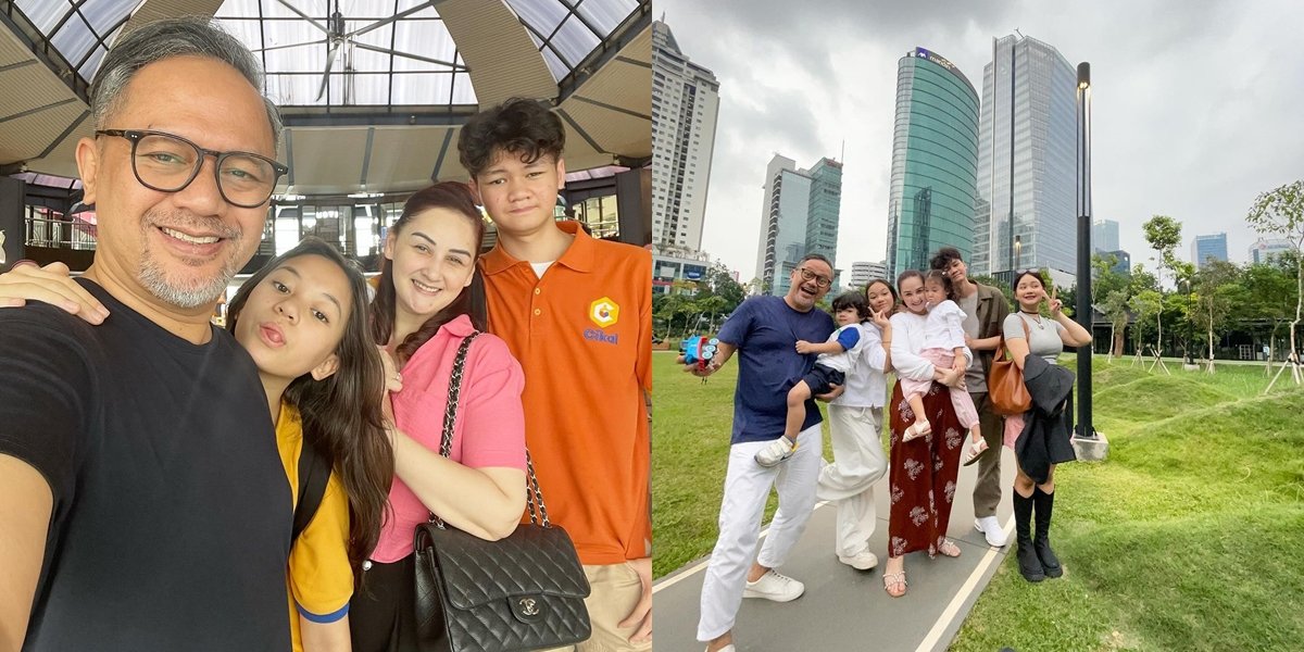 Busy Shooting the Soap Opera 'DIA YANG KAU PILIH' Almost Every Day, Here are 8 Photos of Mona Ratuliu and Indra Brasco who Still Have Time for Their Children