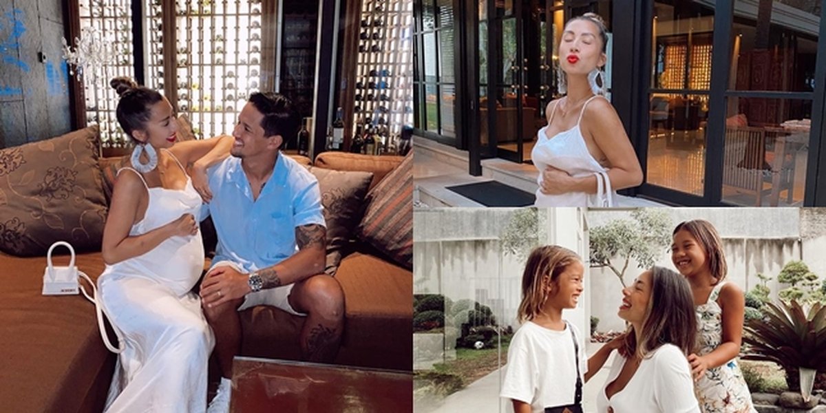 Luxurious Staycation in Bali, Take a Peek at 8 Photos of Jennifer Bachdim Showing off her Baby Bump at 8 Months Pregnant