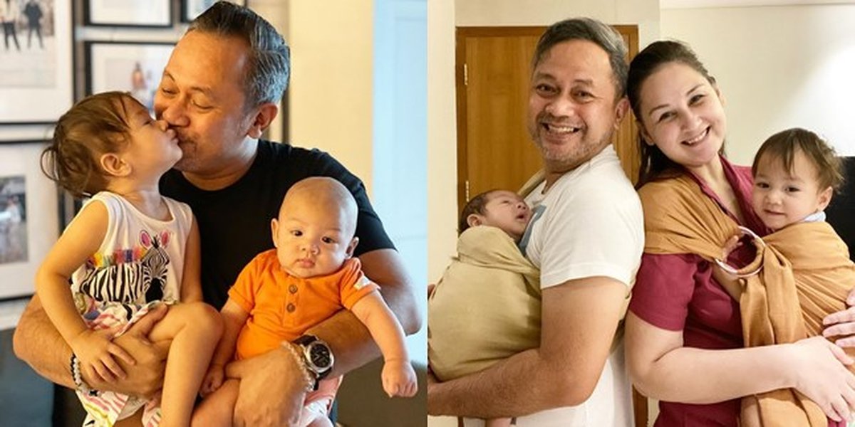 Harmonious Husband and Wife, 8 Photos of Mona Ratuliu and Indra Brasco Taking Care of Baby Balint - Like Their Own Child