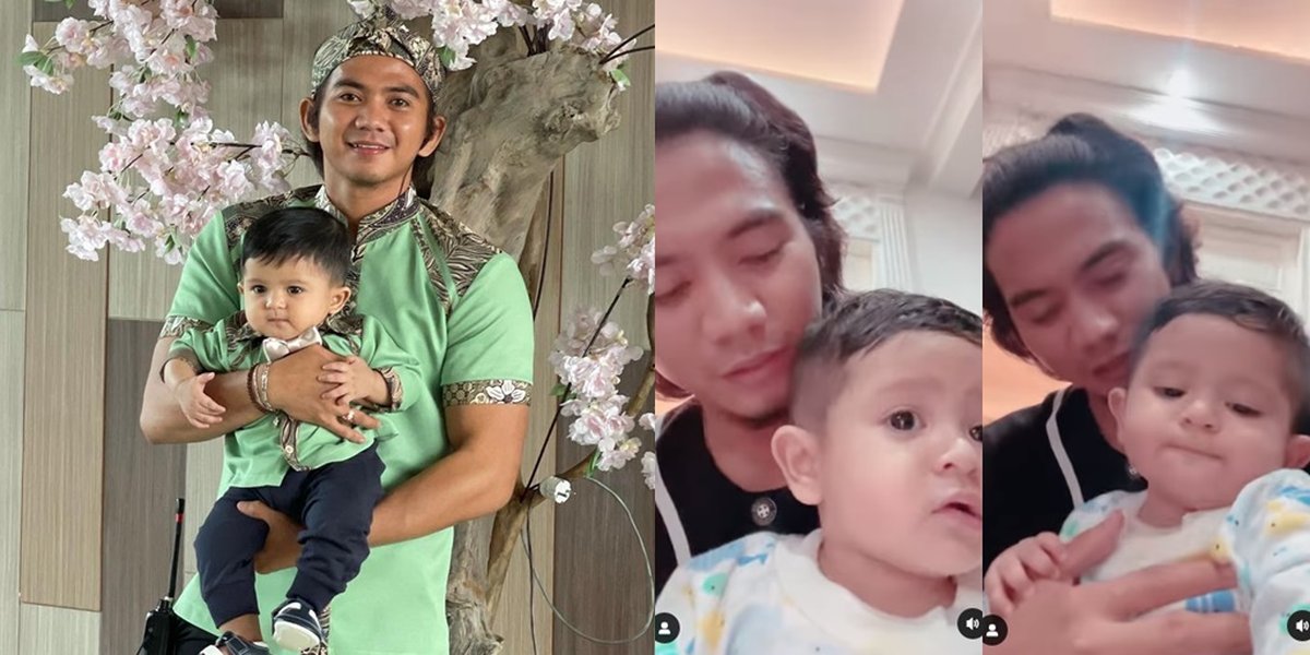 Already Divorced from Nadya Mustika, Take a Look at 9 Photos of Rizki DA Still Taking Care of Baby Syaki - Teaching Recitation from an Early Age