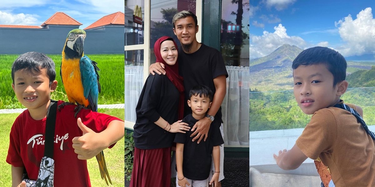 Grown Up and Handsome, 11 Pictures of Miro Materazzi, Okie Agustina's and Gunawan Dwi Cahyo's Son - Becomes the Favorite of His Siblings