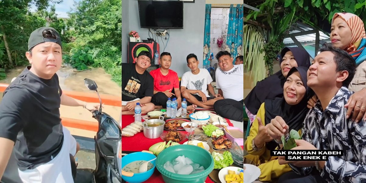 Already a Top Dangdut Singer, 8 Photos of Denny Caknan Who Remains Humble - Attending Weddings and Community Work in the Village