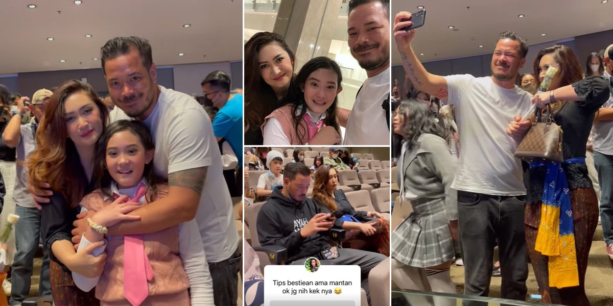 Former Lovers Still Besties, 11 Photos of Nafa Urbach and Zack Lee That Successfully Make Netizens Emotional When Attending Their Beautiful Daughter's Show