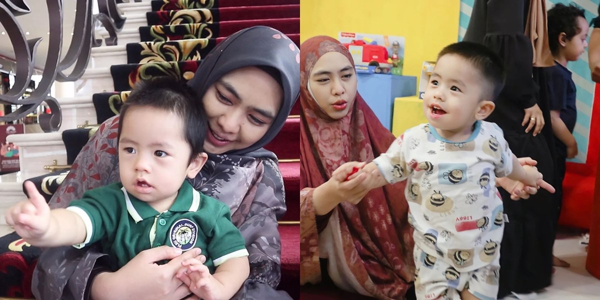 Sulaiman, Oki Setiana Dewi's Fourth Child, is Becoming More Active After Rare Disease Operation - 8 Portraits