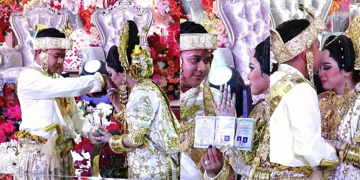 Already Official, 8 Portraits of Putri Isnari Kisses Husband's Hand - Show Wedding Ring and Marriage Certificate