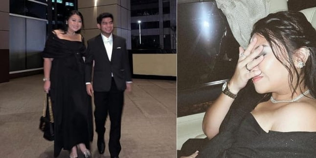 Success in Losing Weight, 10 Pictures of Clarissa Putri Looking Elegant in a Black Dress - Couple with Fadil Jaidi