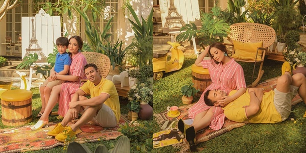 Transforming Home Garden into a Photo Spot, 6 Family Photoshoots of Raffi Ahmad that Feels Like Europe
