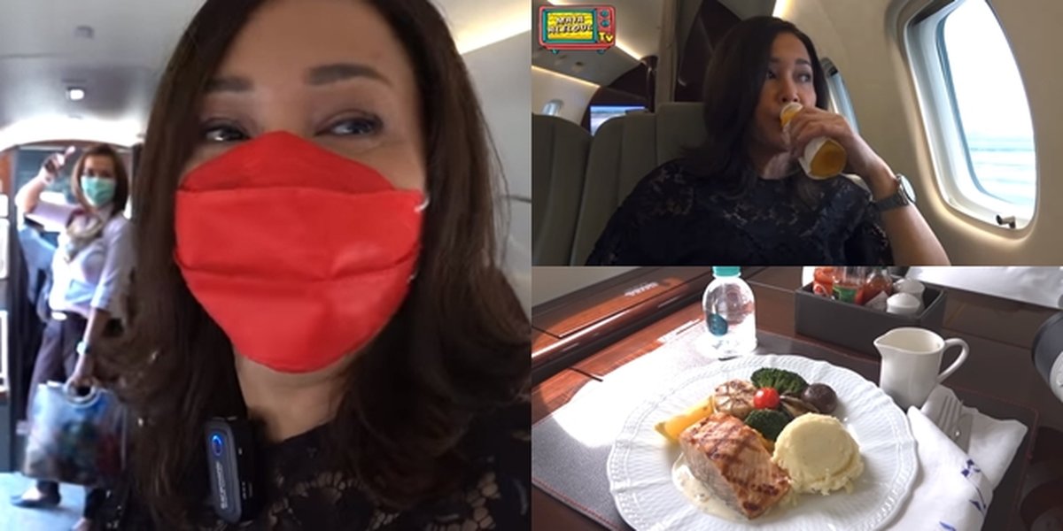 Sultan Abis! 10 Pictures of Maia Estianty Riding a Private Jet, Rent Price Per Hour Hundreds of Million Rupiah Makes Hot and Cold