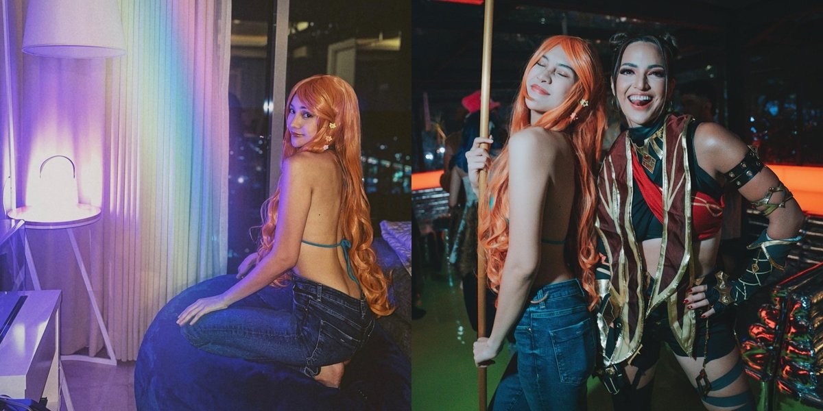 Super Sexy, 10 Photos of Anya Geraldine at Geng Aries' Birthday Party - Wearing Only a Bra and Dancing