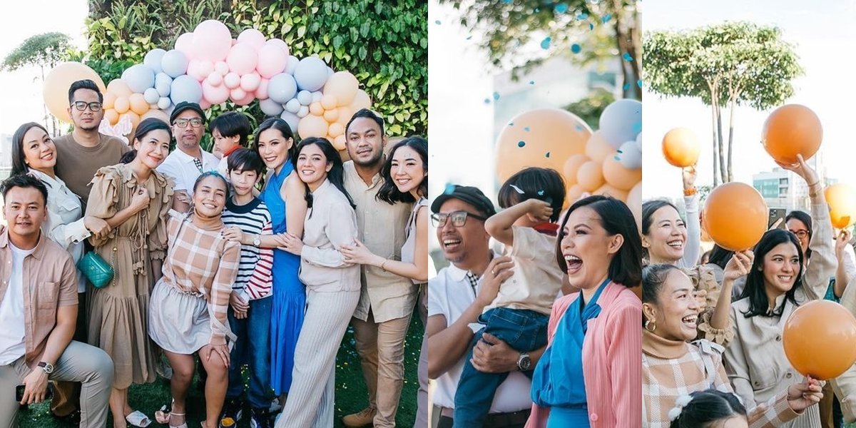 Surprise Party Gender Reveal for Vivianne and Sammy Simorangkir's Child, with Gisel and Wijin in Attendance