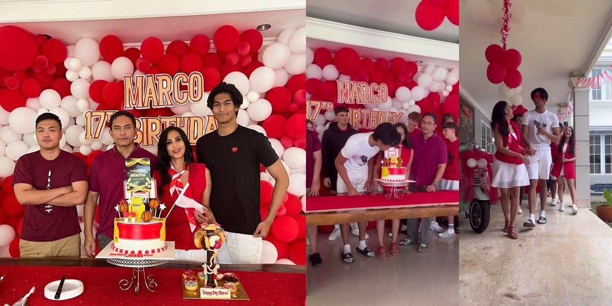 Surprise Marco's Birthday, Diah Permatasari's Child, Turns 17 on August 17th - Festive Party at the Luxury House