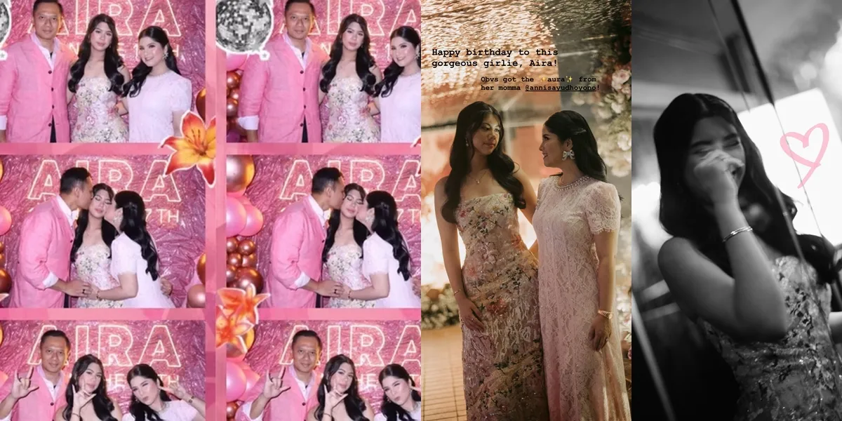 Sweet Seventeen, Almira Yudhoyono Holds a Pink-Themed Party - Full of Love